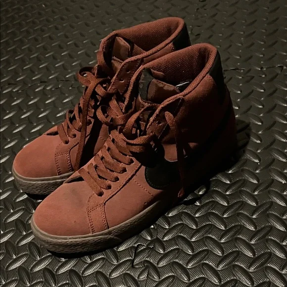 Nike SB Zoom Blazer Mid Oxen Brown Black Size Mens 8 Women’s 9.5 - Picture 10 of 12